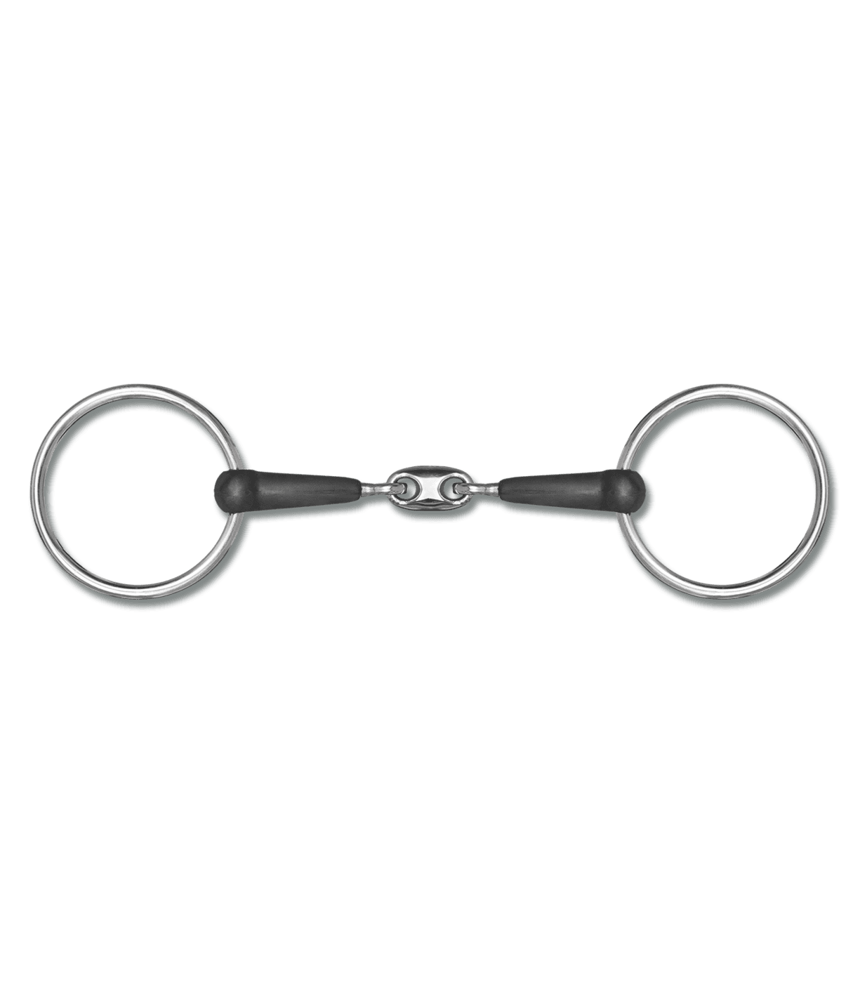 Waldhausen Rubber Snaffle Bit, Double Jointed