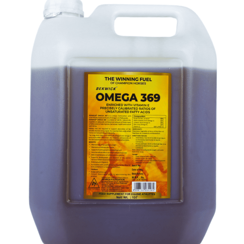 Bekwick Omega – 369 Plus / 10Ltr | Premium Equine Fatty Acid Supplement