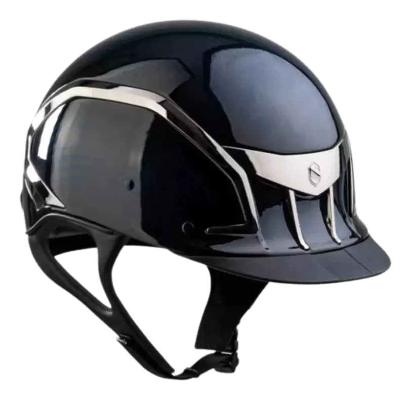 Samshield XJ Chrome Helmet – Carbon Fiber Safety with Superior Ventilation